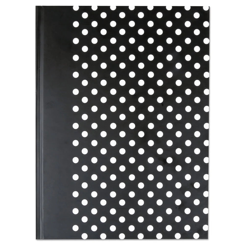 Hardcover Notebook Casebound 150 Sheets Ruled Microperforated Smooth Paper Ribbon Marker Durable Journal Note Taking